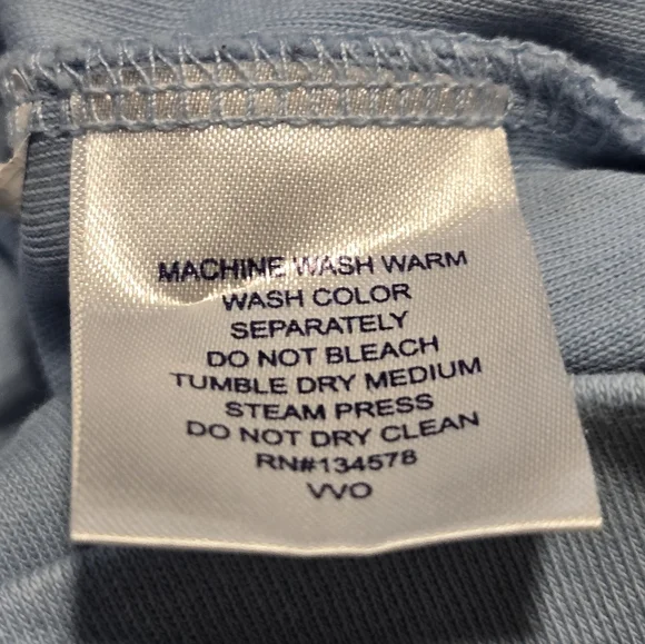 Vineyard Vines Men's Light Blue 1/4 Zip-Up Pullover Sweatshirt Size XXL Preppy - Picture 6 of 6